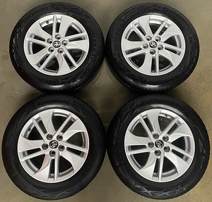 Оригинальные диски Toyota 5x100 R15 + датчики давления (2 фото из 3)
