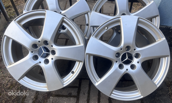 ОРИГИНАЛЬНЫЕ ЛИТЫЕ ДИСКИ MERCEDES BENZ 17"