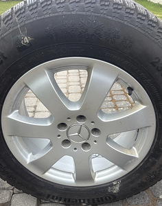 MERCEDES BENZ 17" ЛИТЫЕ ДИСКИ ОРИГИНАЛ (3 фото из 6)