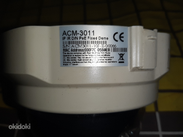 Купольная камера наблюдения ACM - 3011 (фото #2)