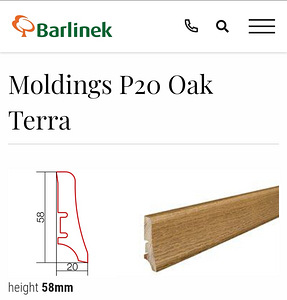 Плинтуса Barlinek Oak Tera