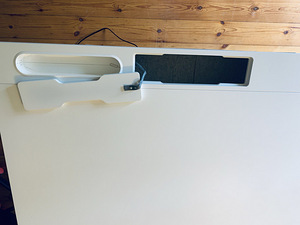 IKEA MITTZON kirjutuslaud, elektriline, valge, 120x80 (3 foto / 3)
