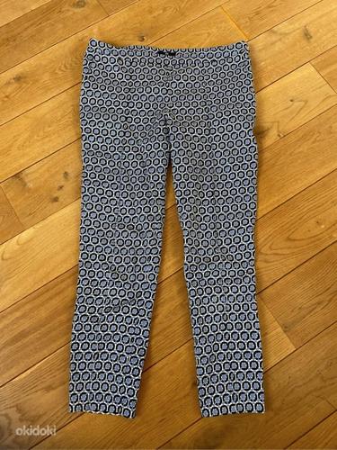 Женские брюки с однотонным рисунком размер 40 H&M (фото #3)