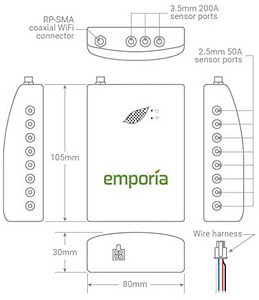 Emporia Vue 16 50A nutikodu Energiakulu mõõtja (4 foto / 5)