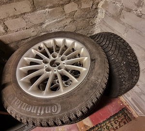 BMW E39 Style 48 veljed & 225/55/R16 Continental talverehvid (2 foto / 3)