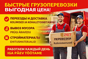 Veoteenused, kolimised, hoolikad laadijad, prügivedu 24/7 (2 foto / 10)