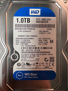 WD Blue 1TB 7200 (1 foto / 2)