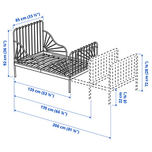 Кровать раздвижная ikea (4 фото из 4)