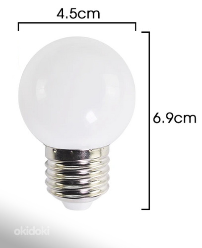 Лампы накаливания 3W, LED, E27 (фото #4)