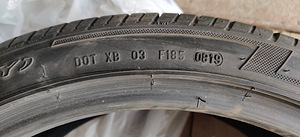 255/35/19 Pirelli PZero Rosso 1tk DOT0819 4.5mm Suverehv (3 foto / 3)