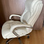 Белое кожаное кресло, размер сиденья XXL (Chairman 402) стул (фото #2)