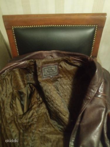 Vintage Leather Jacket UK (Large) "R.I. clothing company" (foto #1)