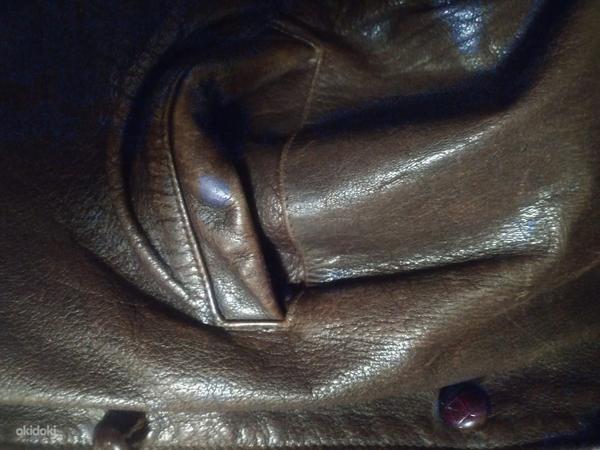 Vintage Leather Jacket UK (Large) "R.I. clothing company" (foto #2)