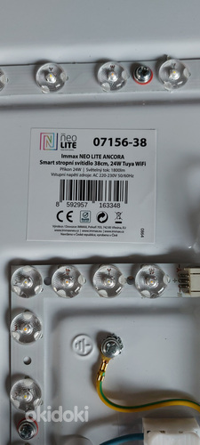 Immax NEO LED Потолочный светильник с регулируемой яркостью, 24 Вт, 230 В, Wi-Fi + пульт дистанционного управления (фото #5)