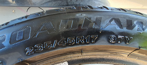 235/45/17 suverehvid 2 tk Firestone DOT 0322 (3 foto / 4)