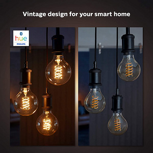 Philips Hue G125 Filament Bulb, E27 (Zigbee) (1 foto / 2)