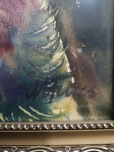 Eesti Kunst. Margareta Fuks , Lilled ,akvarell (2 foto / 2)