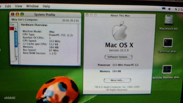 RETRO iMac G3 - PowerPC - aastast 1999 (foto #2)