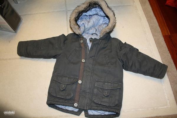 Зимняя куртка -пальто 130 sm для мальчика почти новое (фото #1)