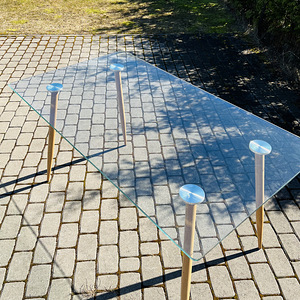 Klaasist söögilaud 80x140cm (2 foto / 3)