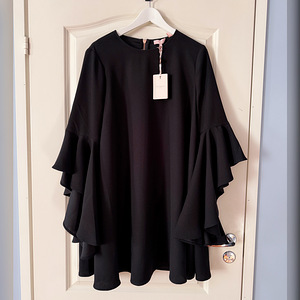 Ted Baker must lendlev waterfall kleit nr 38/40 (2 foto / 6)