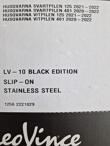 Husqvarna vitpilen slip-on LeoVince LV-10 (5 foto / 6)