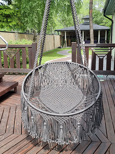Rippuv võrkkiik tool / Rippuv kiiktool / Boho Hanging cha (2 foto / 5)