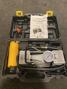 HD kompressor 12V 2-silindriline, karbis (1 foto / 2)