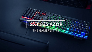 Klaviatuur Trust AZOR GXT 835 RGB (1 foto / 1)