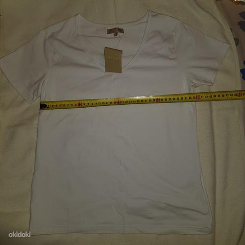 Новая белая футболка S (фото #3)