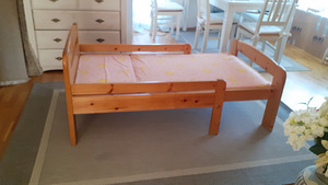 Pikendatav voodi + madrats (2 foto / 6)