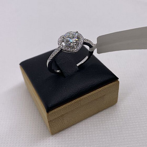 Uus 1.00ct Sõrmus teemant-Moissanite Hõbesõrmus (2 foto / 4)