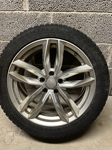 5x112 Audi A6 C7 18” диски+шипованные шины (1 фото из 4)