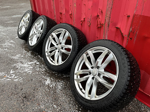 5x112 Audi A6 C7 18” диски+шипованные шины (4 фото из 4)