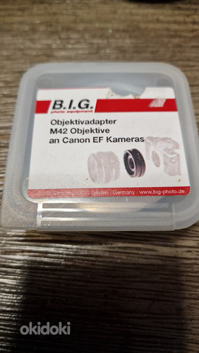 Canon EF to M42 Zenit adapter