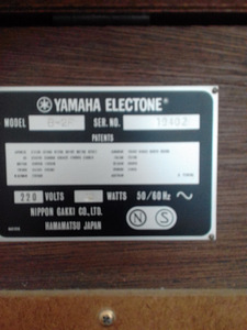 Elektriline Orel YAMAHA Электрический Орган YAMAHA (2 фото из 2)