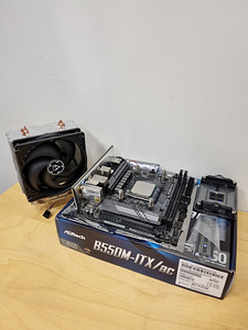 B550M-ITX/ac + Ryzen 5 3600X + Gammaxx 400 V2 с Arctic P12 (1 фото из 5)