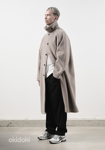 MKI Miyuki Zoku Мужское шерстяное пальто оверсайз (фото #1)