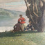 Большая масляная картина, 132x132cm, M.Göhler (фото #3)