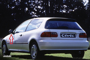 Honda civic 1.5 1993 peegel, pidurikamber