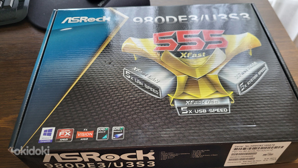 Emaplaat ASRock 980DE3/U3S3