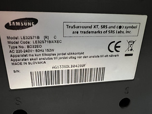 Телевизор Samsung 32 дюйма LE32S71B (4 фото из 7)