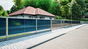Bifacial Päikeseenergia Piirdeaed (2 foto / 8)