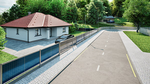 Bifacial Päikeseenergia Piirdeaed (3 foto / 8)