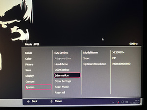 Müüa BenQ Zowie XL2586X+ 600Hz e-spordi monitor (2 foto / 2)