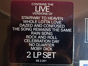 Led Zeppelin - The Song Remains The Same (1976, Still sealed (2 foto / 3)