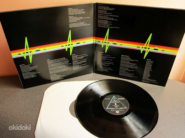 Pink Floyd - The Dark Side Of The Moon (США, Стикеры Постер) (фото #3)