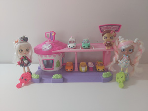 Mänguasjade kollektsioon "Shopkins" + 3 nukku + 5 autot (4)