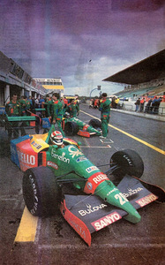 Benetton F1 1989. Nelson Piquet. 1:22 mudelauto (4 foto / 4)