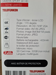 Action Camera Telefunken 4K Gopro-like (5 foto / 7)